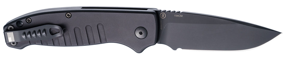 Hogue Ballista-I Model 64130 3.5" Drop Point Auto Folding Knife Black Finish