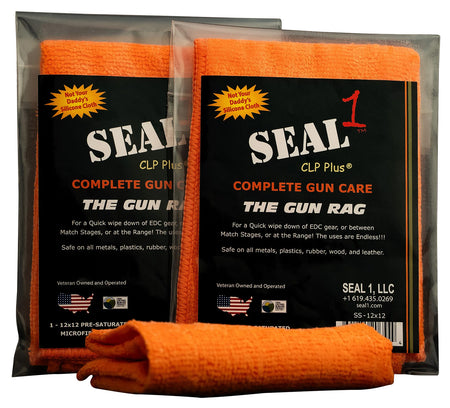 Seal 1 SS-12X12 Microfiber Gun Rag Cleaning Cloth