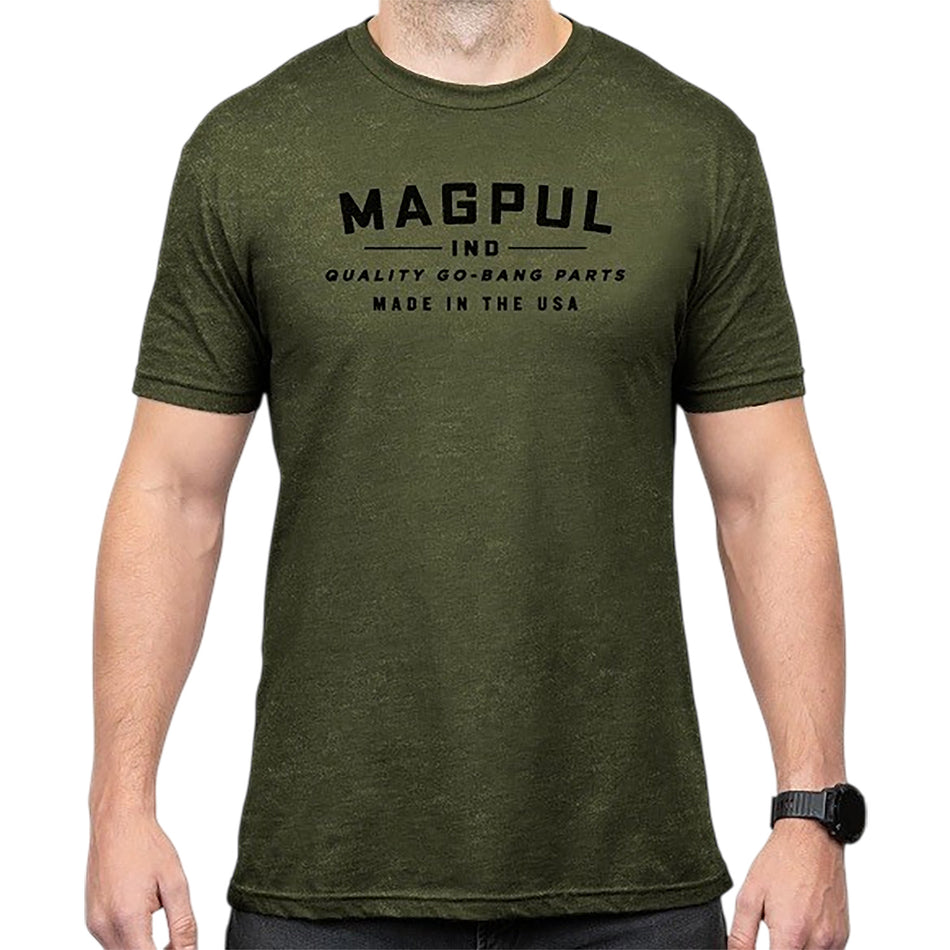 Magpul MAG1112-317 Go Bang Parts Olive Heather Blend Tee XL