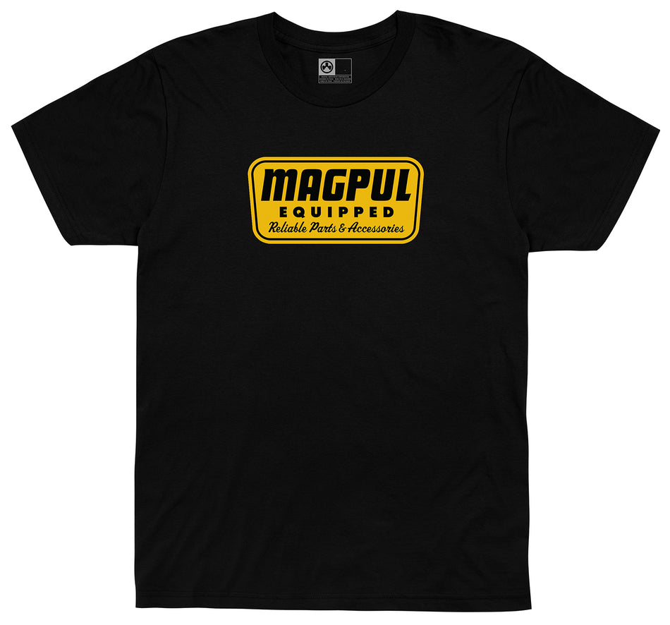 Magpul MAG1205-001 Equipped Blend Black Short Sleeve Tee 4XL