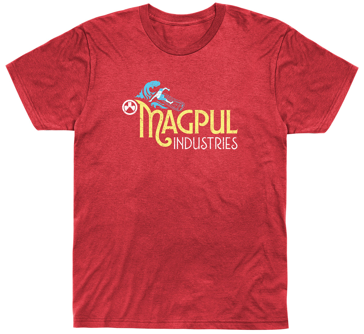Magpul MAG1216-612 Hang 30 Blend Red Heather Short Sleeve Tee Medium