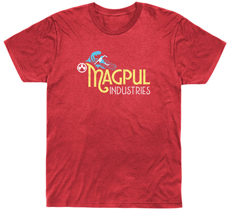 Magpul MAG1216-612 Hang 30 Blend Red Heather Short Sleeve Tee Medium