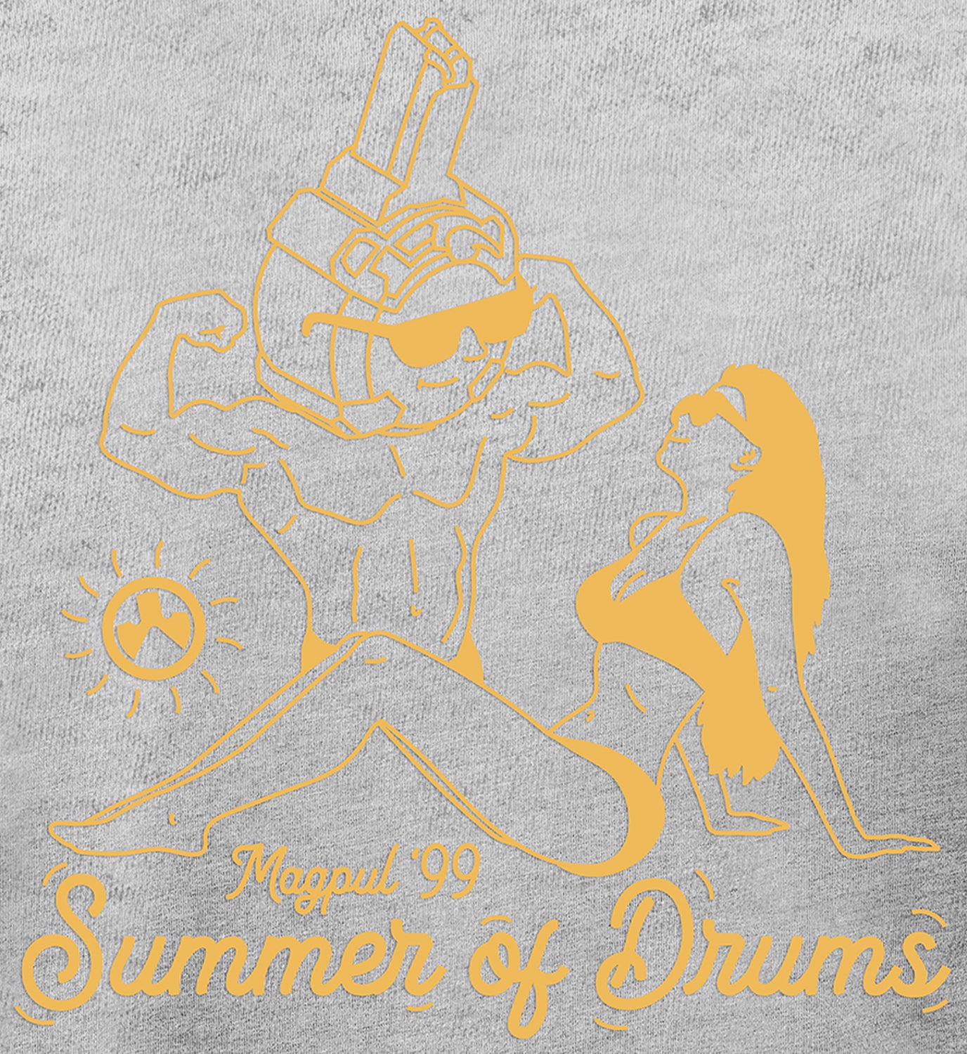 Magpul MAG1271-030 Summer of Dreams Gray Short Sleeve Tee XL