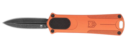 Cobra Knives 952ORGDAGNS OTF Dagger Orange Handle Auto Knife