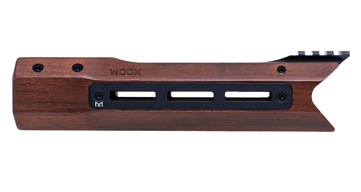 Woox 9" Vigilante Walnut Wood AR Handguard M-LOK Compatible