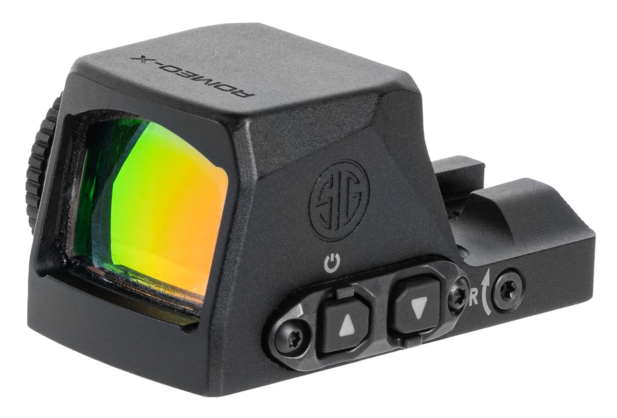 Sig Sauer SORX1070 Romeo-X Pro Black 1x24mm RX Footprint Green Circle Dot Sight