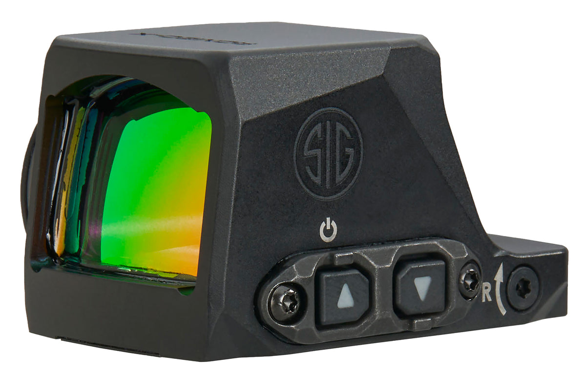 Sig Sauer SORX1470 Romeo-X Enclosed Compact Black 1x24mm RX Footprint Green Circle Dot Sight