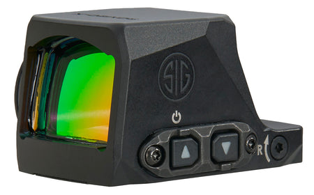 Sig Sauer SORX1490 Romeo-X Enclosed Compact Black 1x24mm RX Footprint 6MOA Green Dot Sight