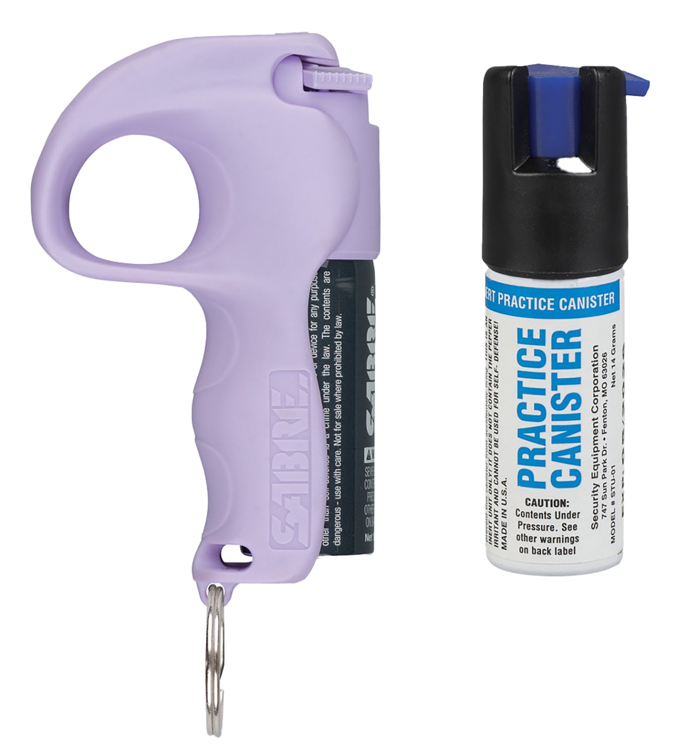 Sabre PBLVOCSTU04 Lavender Quick Grip Pepper Spray Canister 12ft Range 0.54oz