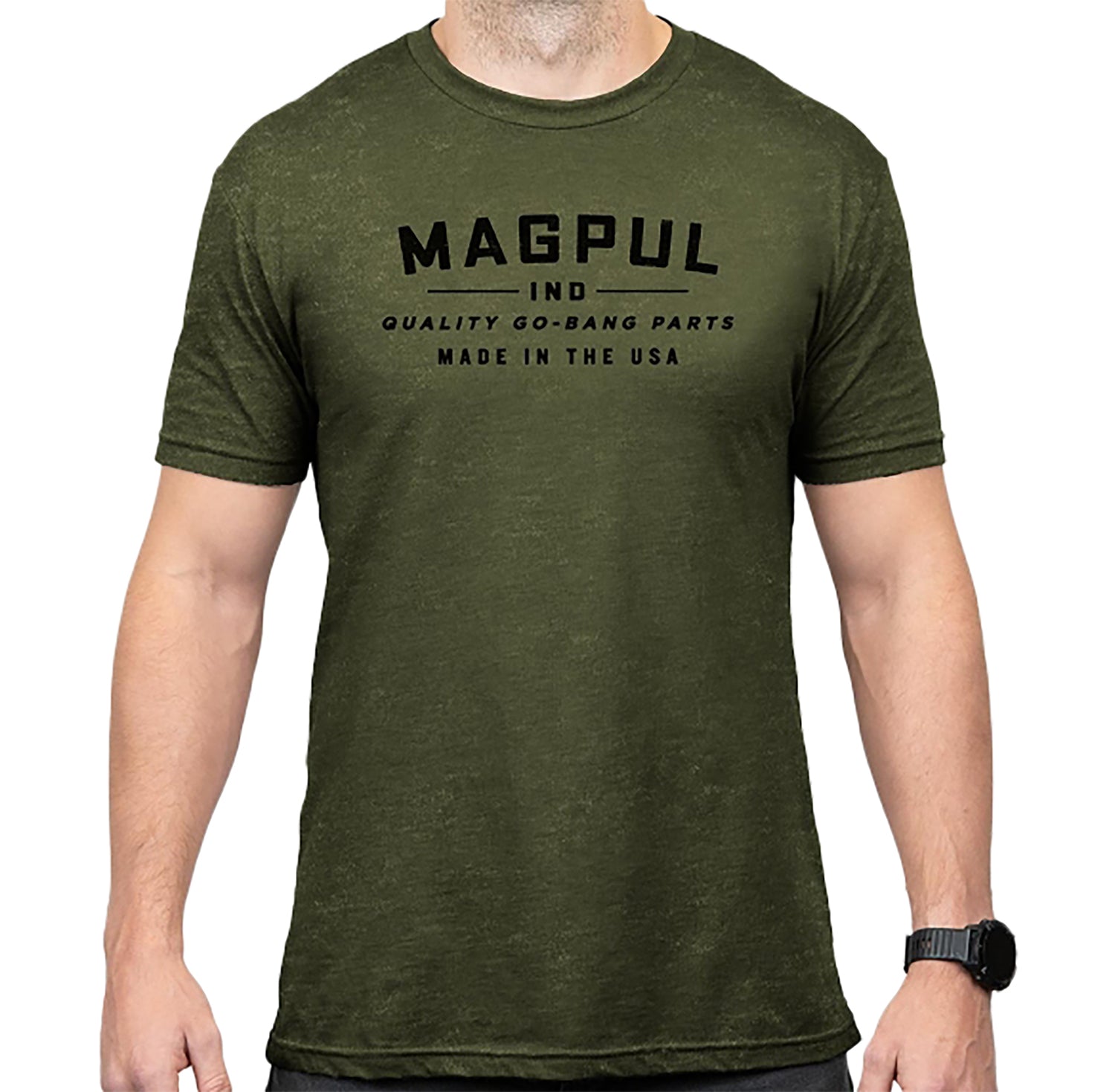 Magpul MAG1112 Go Bang Parts OD Green Short Sleeve T-Shirt Medium Cotton/Polyester