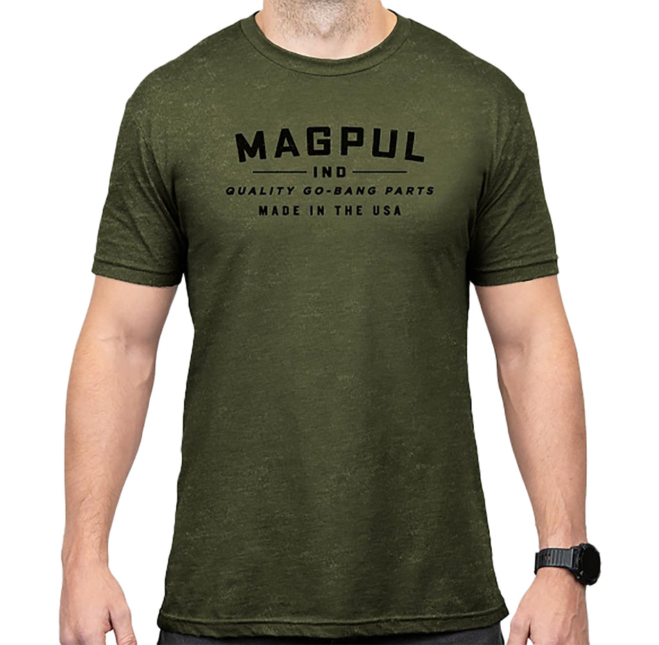 Magpul MAG1112-317 Go Bang Parts OD Green Short Sleeve Tee 2XL