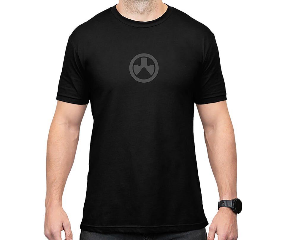 Magpul Icon Logo Black Cotton Poly Short Sleeve Large