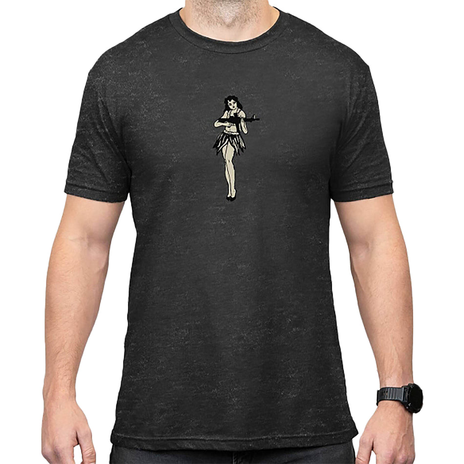 Magpul Hula Girl Cotton/Polyester CVC Tee Charcoal Gray 2XL