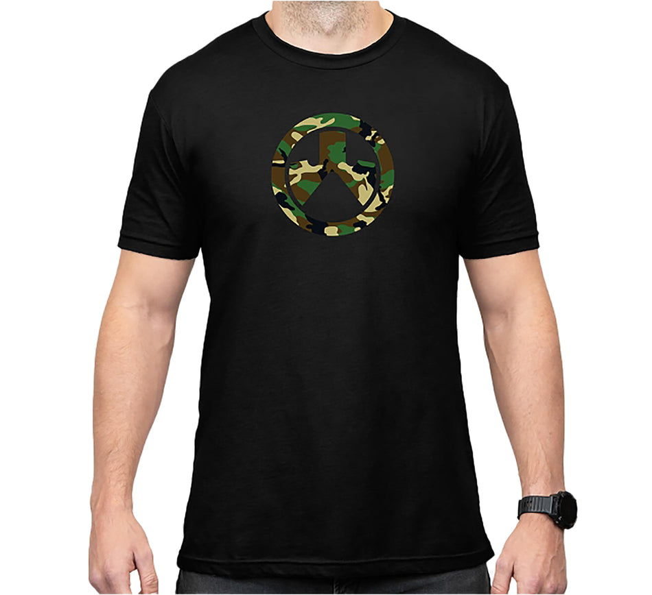 Magpul Woodland Camo Cotton/Polyester Tee Black Small