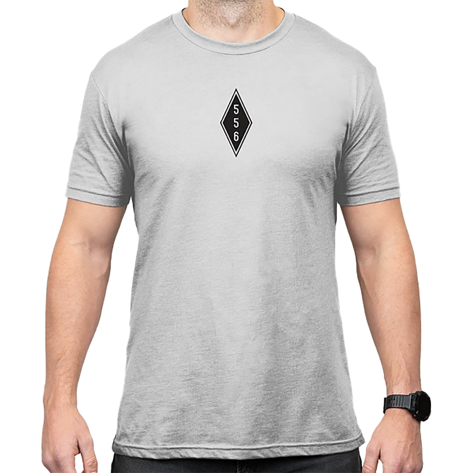 Magpul Stone Gray Heather Engineered to Feed Cotton Polyester Tee Size 2XL
