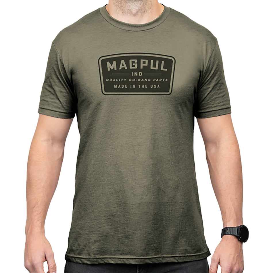 Magpul MAG1526-316-S Go Bang Parts Olive Drab Heather Short Sleeve T-Shirt Small