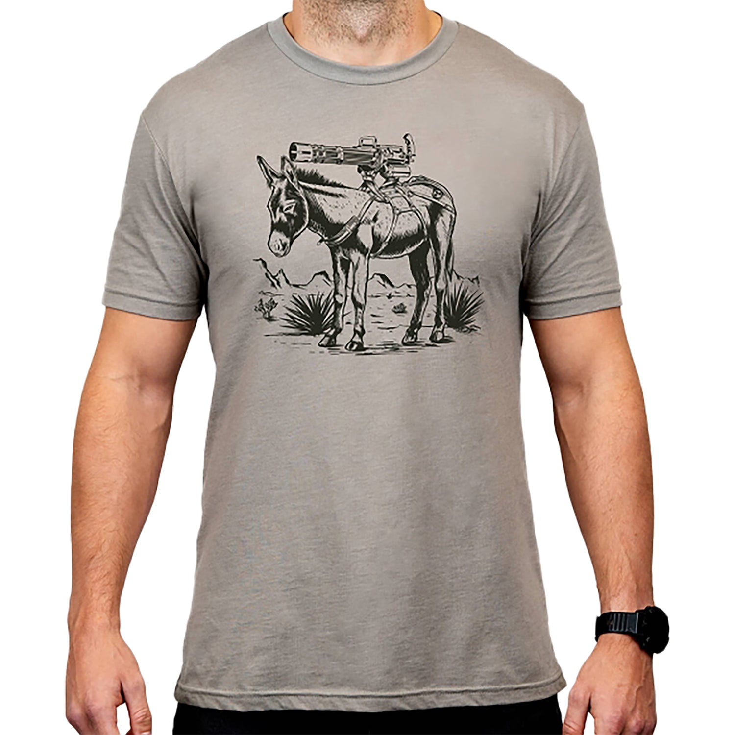 Magpul Burro Stone Gray Heather CVC Short Sleeve Top Medium