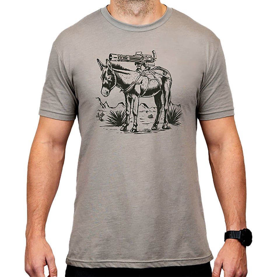 Magpul Burro Stone Gray Heather CVC Short Sleeve Top Medium