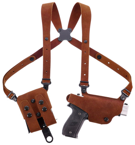 Galco CL2-894R Classic Lite 2.0 Shoulder Carry System Tan Steerhide Sig Sauer P365 X Macro Right Hand