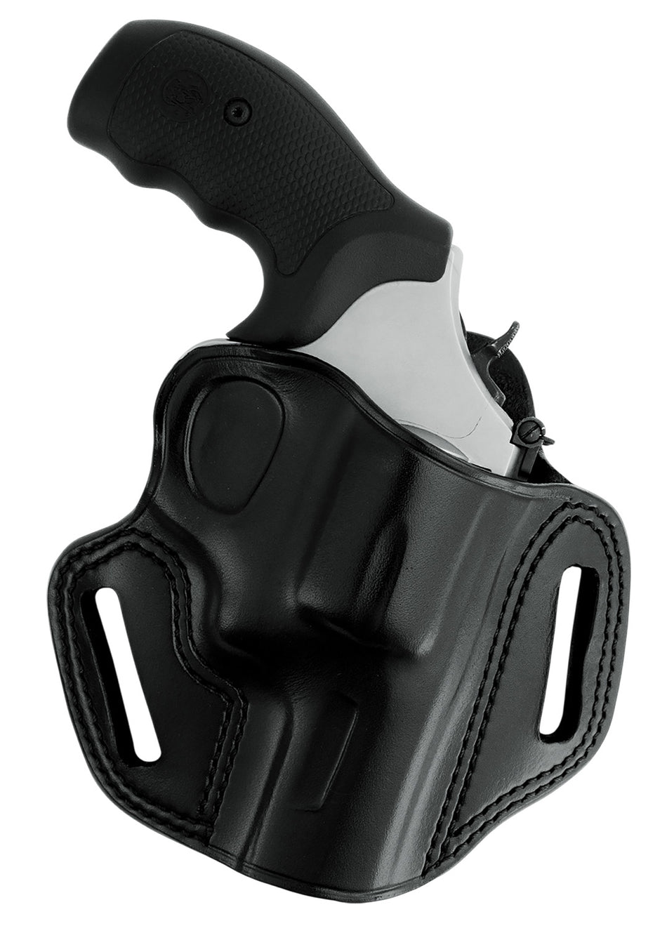 Galco CM192B OWB Black Steerhide Combat Master Belt Holster S&W L Frame M686 3" Right Hand