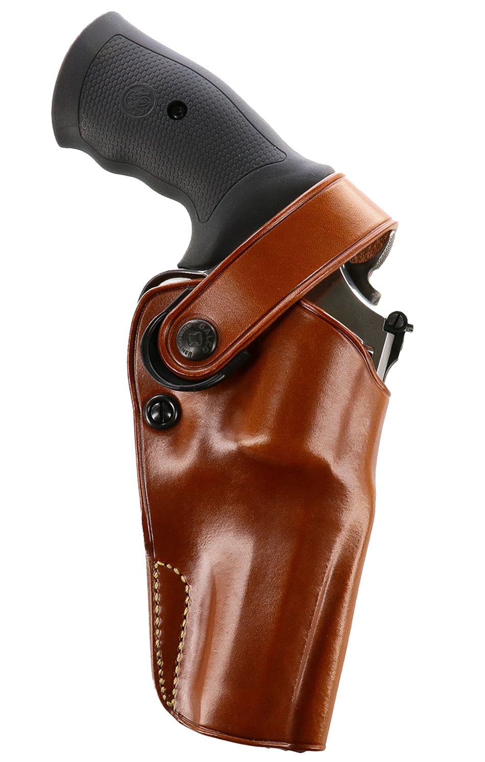 Galco DAO194 OWB Retention Strap Holster Tan Steerhide Ruger RedHawk 4" Right Hand