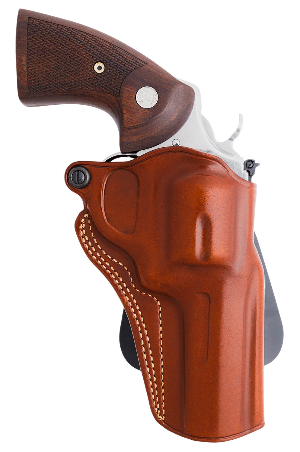 Galco SM2-158 OWB Tan Steerhide Speed Master 2.0 Paddle Holster S&W J Frame M640 2.13" Right Hand