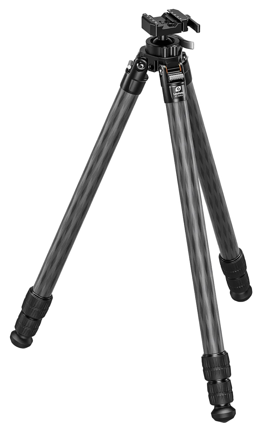 Leofoto USA ST-323CX Carbon Fiber Rifle Tripod Integrated Ballhead Black 6.3-64.6"