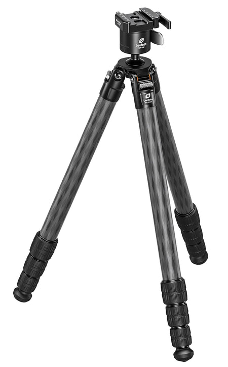 Leofoto USA SA-324CX Carbon Fiber Tripod MA-40X Head Black