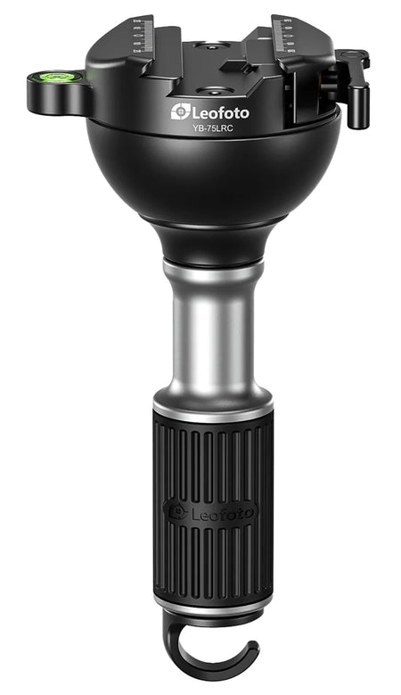 Leofoto USA YB-75LRC Standalone Tripod Head Black Aluminum