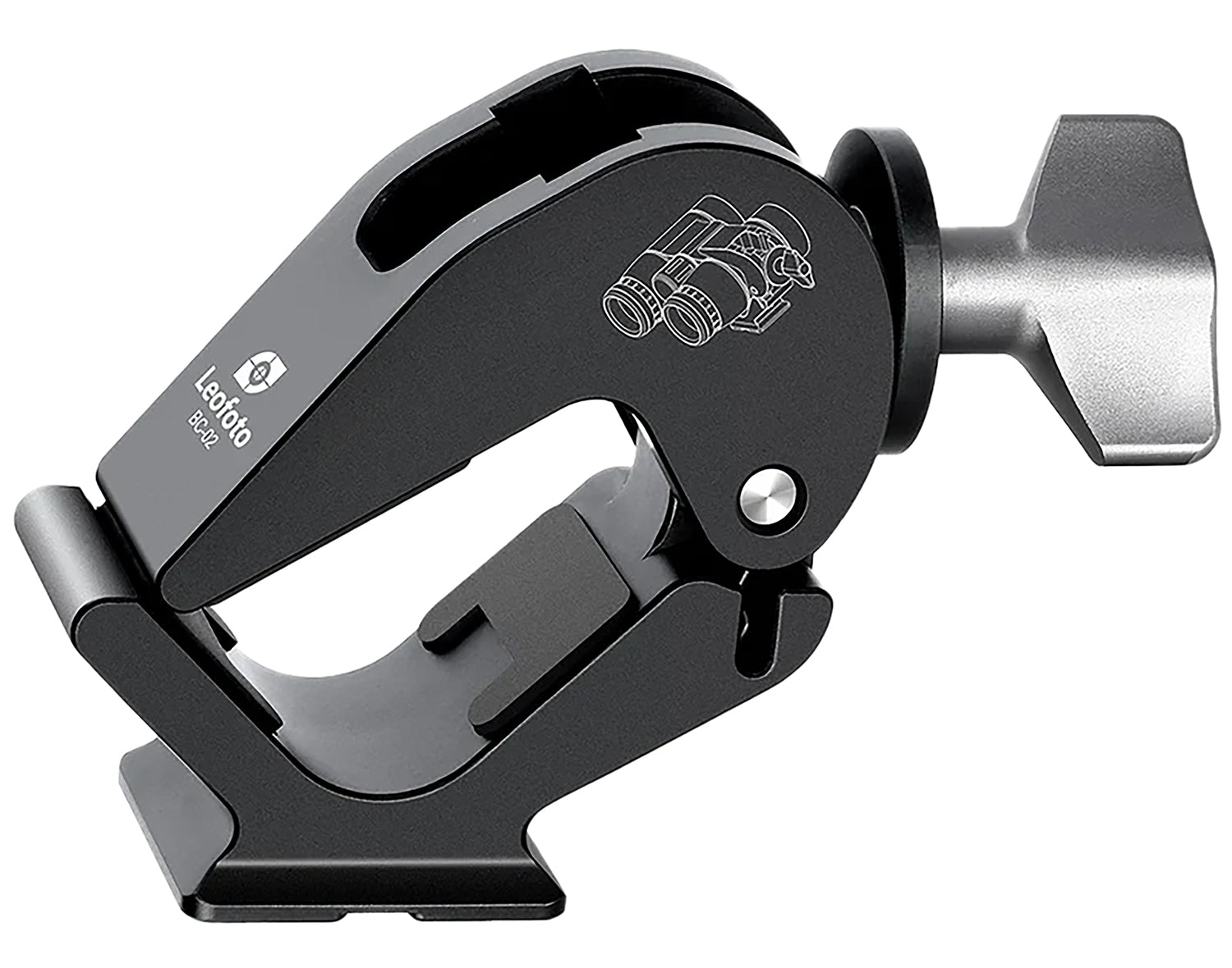 Leofoto BC-02 Black Dovetail Binocular Tripod Adapter Mount