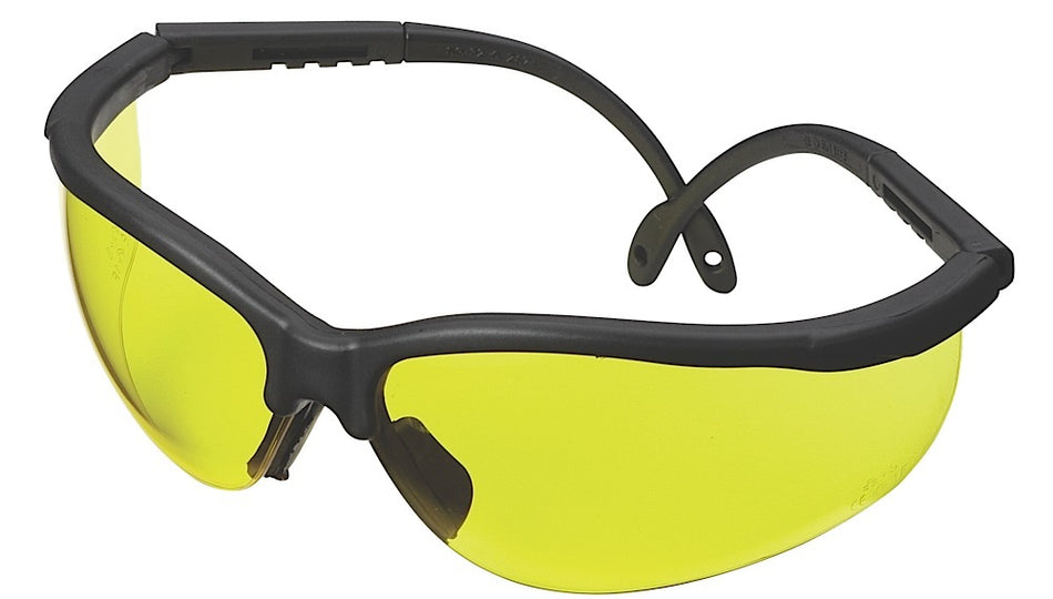 Champion Standard Ballistic Glasses Black Frame Yellow Lens