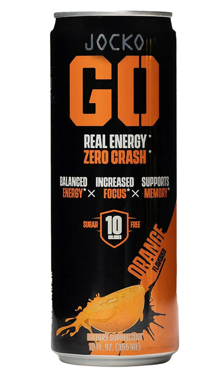 Jocko Fuel Orange 12oz Energy Drink 12-Can Pack
