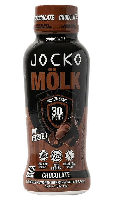 Jocko Fuel Chocolate 12oz Protein Shake 12-Pack