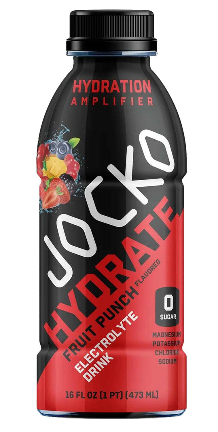Jocko Fuel Fruit Punch 16oz Hydrate Drink 12-Pack