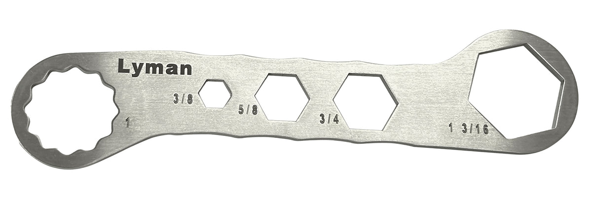 Lyman 7631250 Die Wrench BrassSmith Silver Stainless Steel
