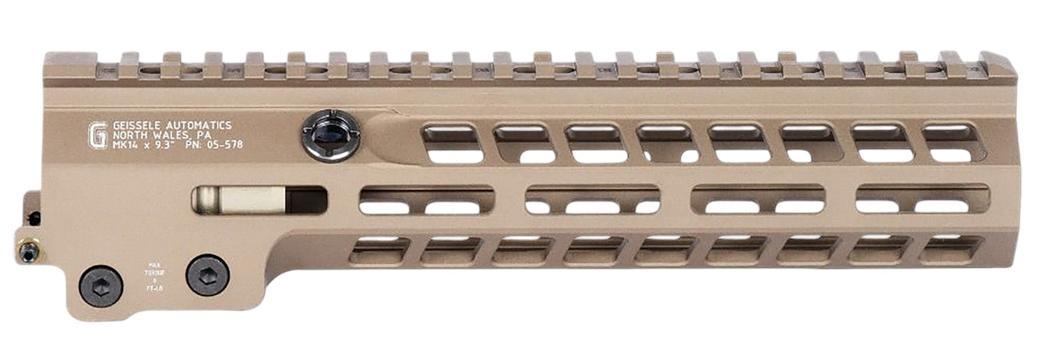 Geissele 05578S MK14 Super Modular DDC Aluminum Rail 9.30" for AR Platform