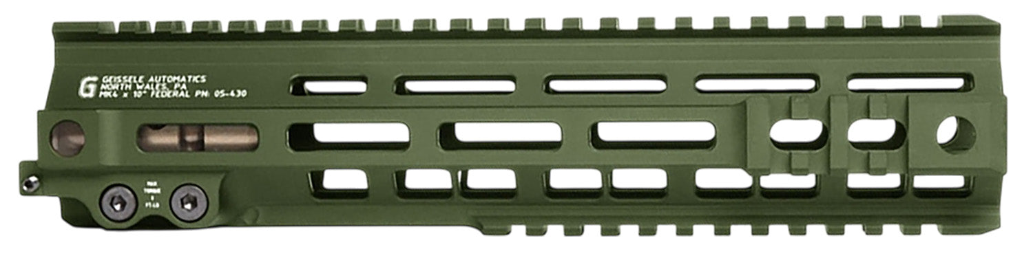 Geissele SMR Mk4 10-Inch Free-Float Handguard, ODG Aluminum