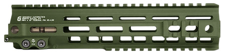 Geissele SMR Mk4 10-Inch Free-Float Handguard, ODG Aluminum