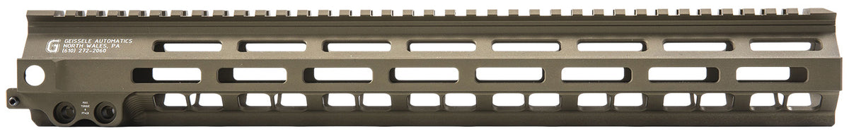 Geissele 05286S MK8 Super Modular DDC Aluminum Rail 15" for AR Platform