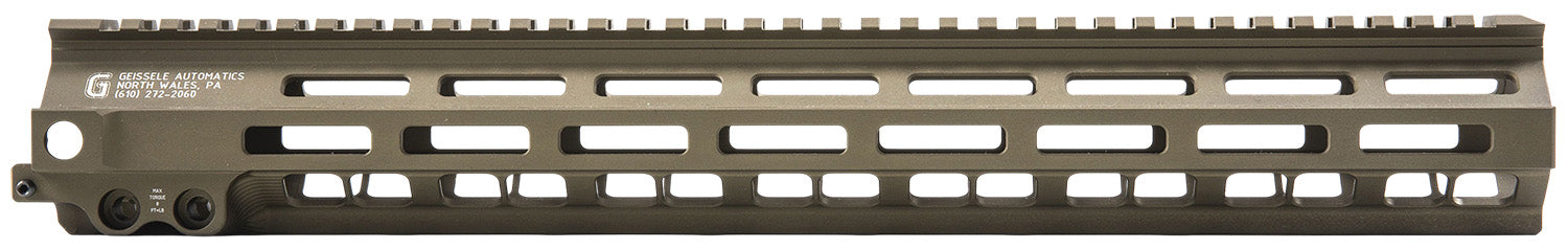 Geissele 05286S MK8 Super Modular DDC Aluminum Rail 15" for AR Platform