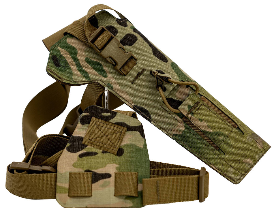 Cole-tac Varmint Wrangler VW203 LH Chest Holster Multi-Cam