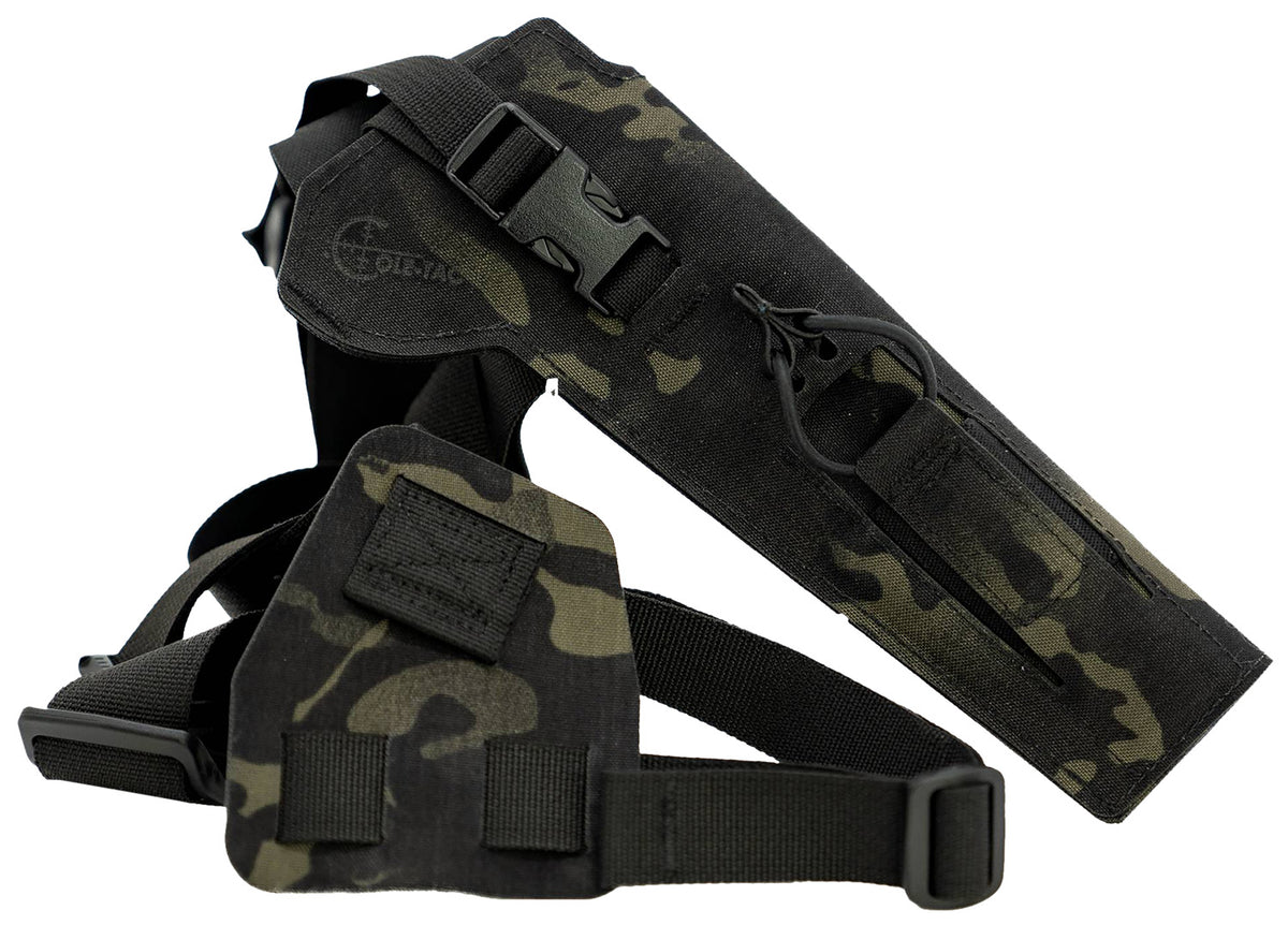 Cole-tac Varmint Wrangler VW205 LH Chest Holster Multi-Cam Black