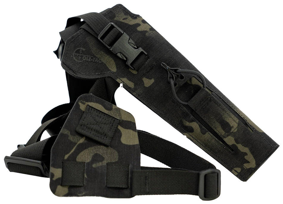 Cole-tac Varmint Wrangler VW205 LH Chest Holster Multi-Cam Black