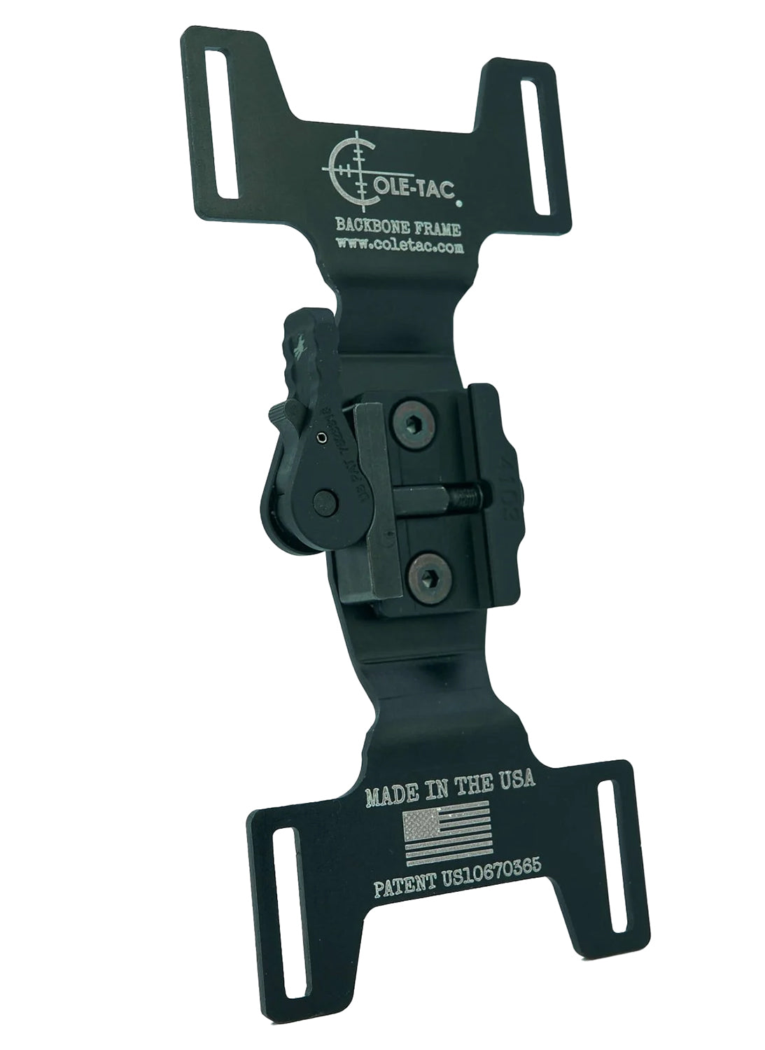 Cole-tac BF1002 Backbone Picatinny Rail Frame System