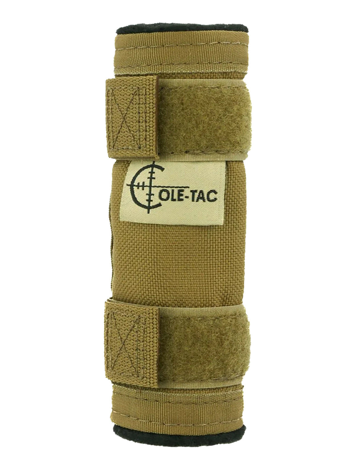 Cole-Tac Baby Python Suppressor Cover 5 Inch Coyote Brown Cordura Nylon BPC102