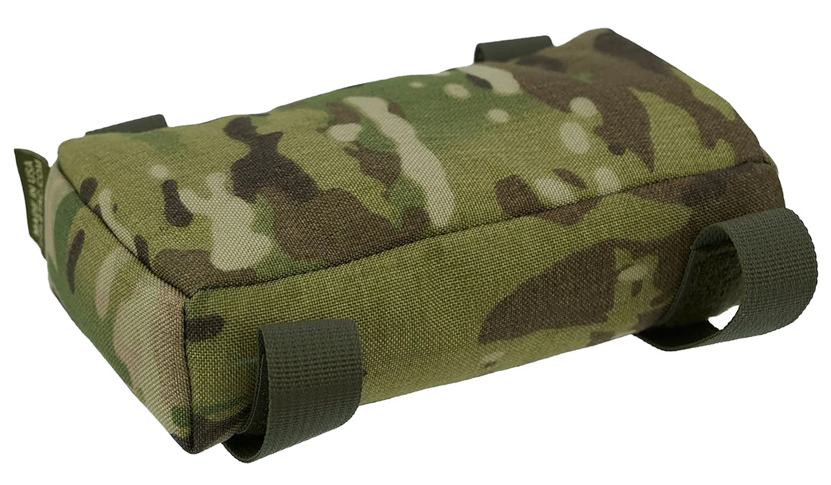 Cole-Tac FB202 Prefilled Flat Rifle Rest Bag Multi-Cam Nylon