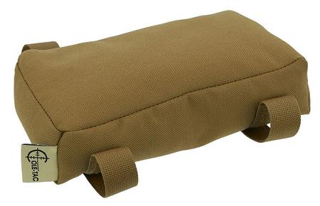 Cole-Tac FB204 Prefilled Flat Rifle Rest Bag Coyote Brown Nylon