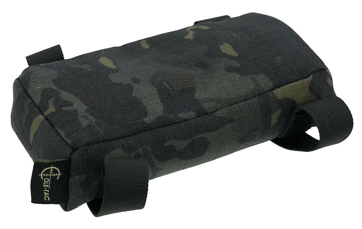 Cole-Tac FB205 Prefilled Flat Rifle Rest Bag Multi-Cam Black Nylon
