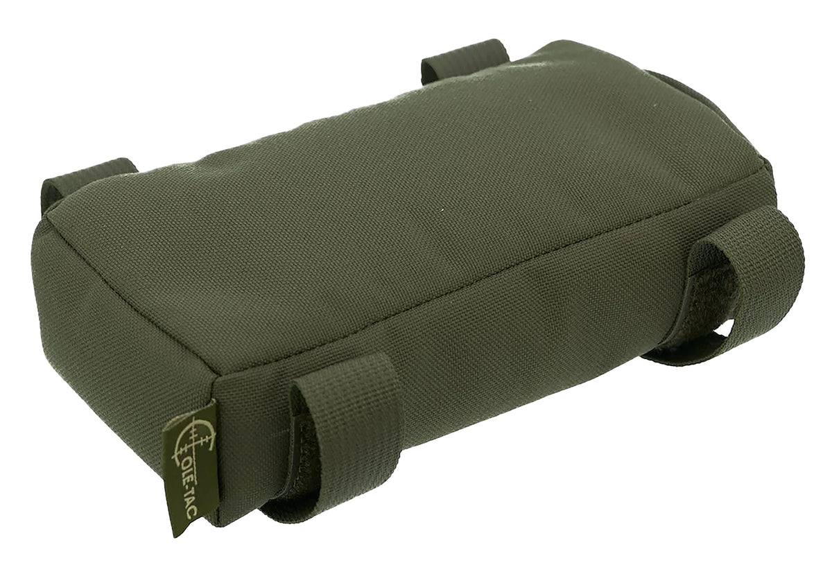 Cole-Tac FB209 Prefilled Flat Rifle Rest Bag Ranger Green Nylon