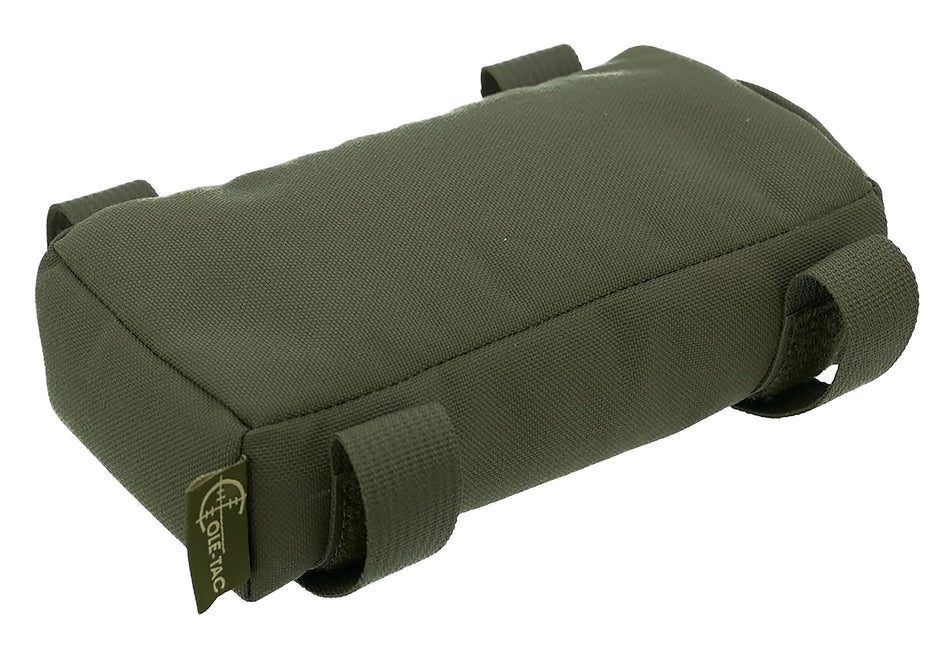 Cole-Tac FB209 Prefilled Flat Rifle Rest Bag Ranger Green Nylon